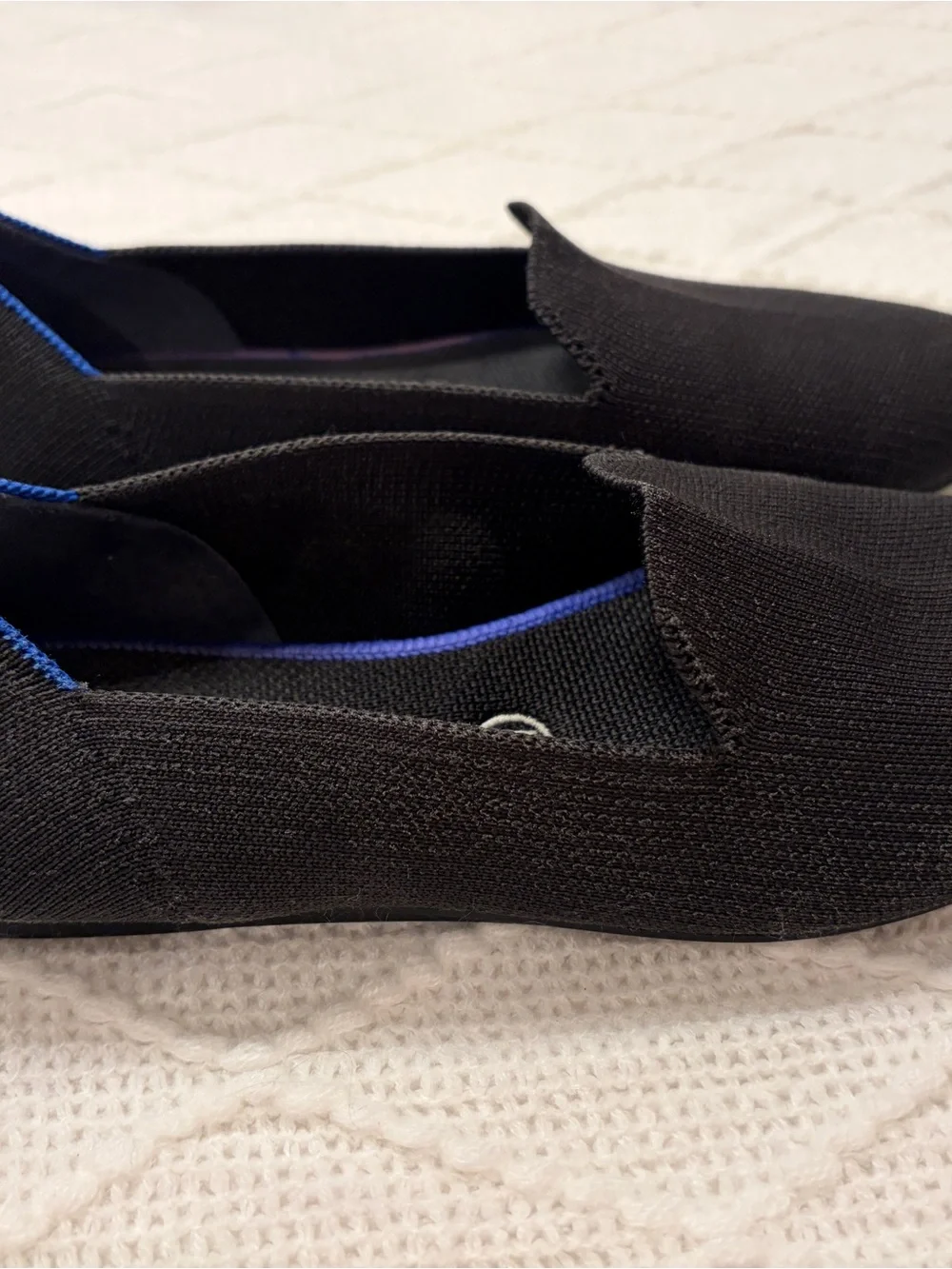 Rothy's Black Knit Slip-On 8.5